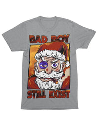 Thumbnail for Bad Boy Santa Still Exists Unisex Christmas Graphic T-Shirt For Men 8Ball