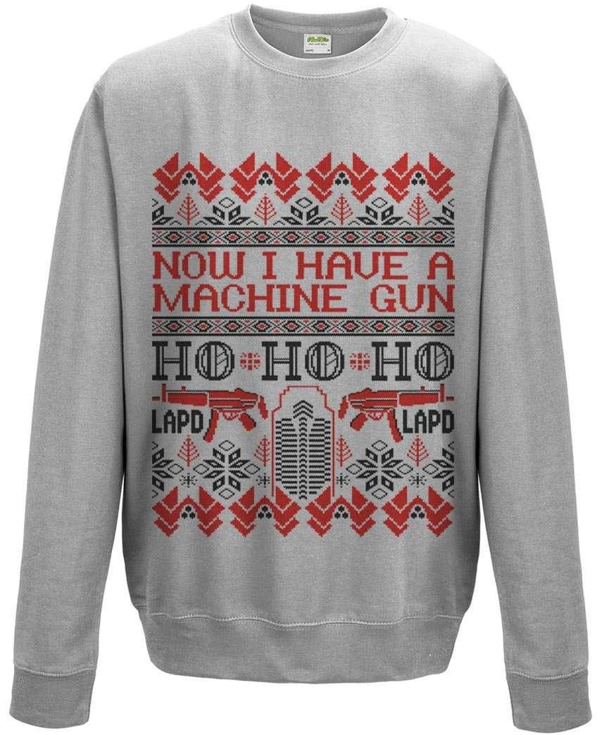 Now i have a sale machine gun christmas sweater