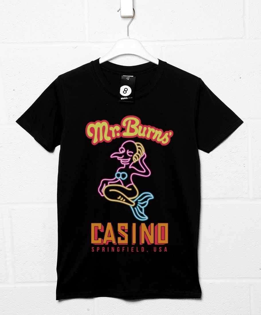 Mr burns casino t shirt on sale