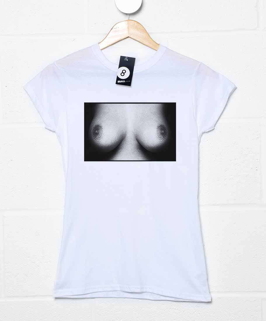 Punk Boobs Fitted Womens T-Shirt As Worn By The Sex Pistols 8Ball