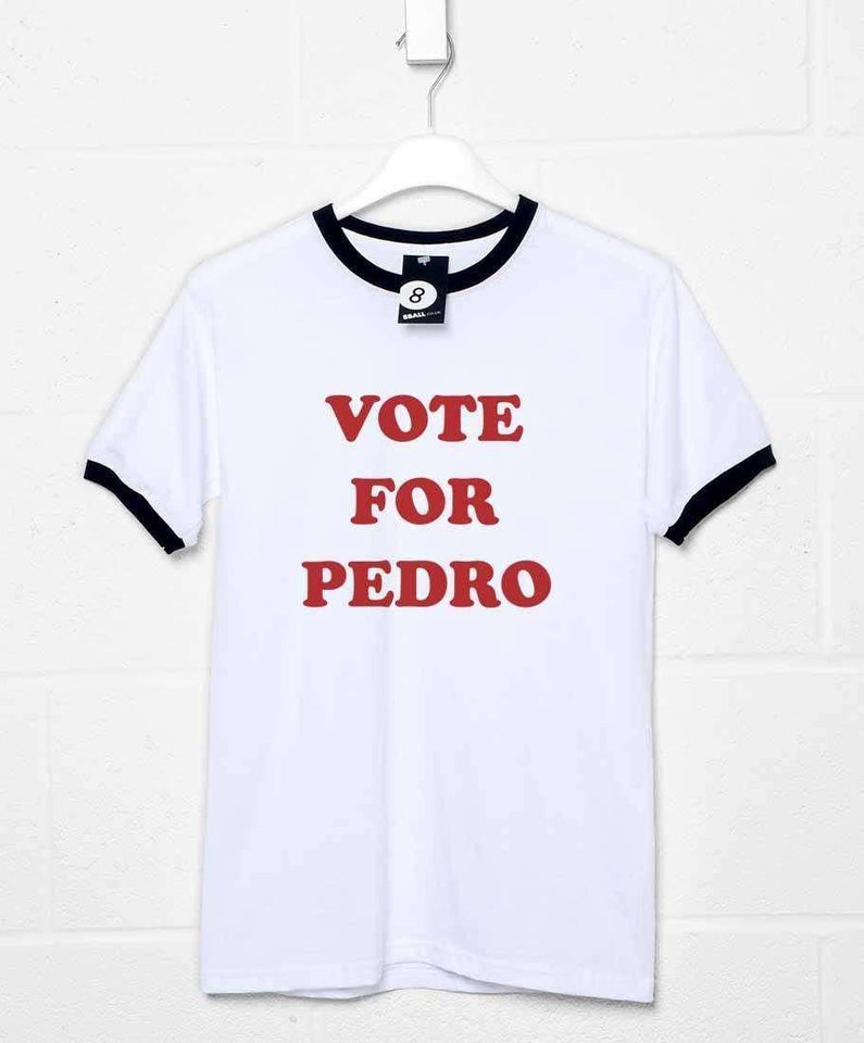 Vote For Pedro Ringer Mens Graphic T Shirt As Worn By T Shirt